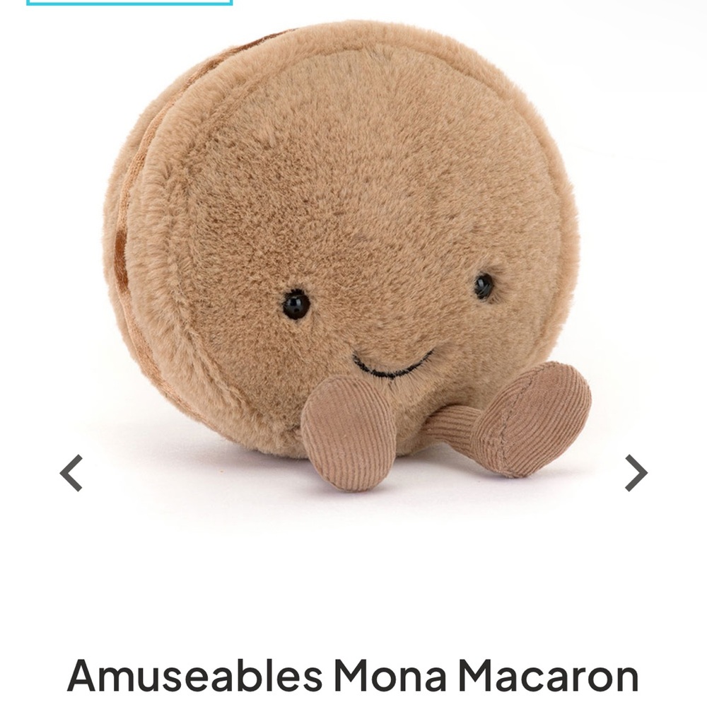 JELLYCAT AMUSEABLES MONA MACARON!